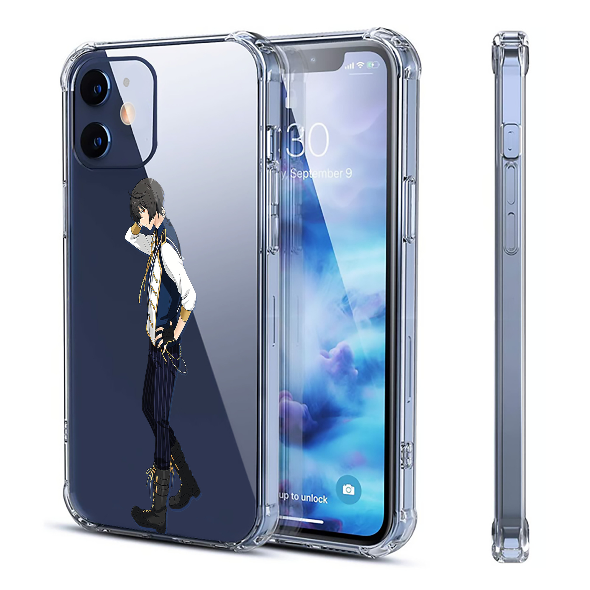 （画像用） あんさんぶるスターズ! Ensemble Stars 【iPhone 12シリーズ対応】透明スマホケース（クリアソフトケース）